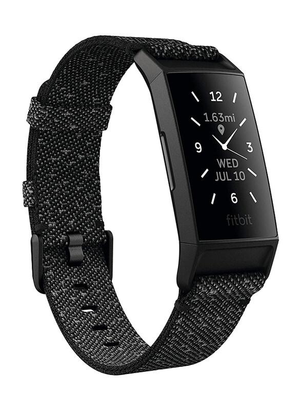 

Fitbit Charge 4 Fitness Tracker, Granite Reflective/Black
