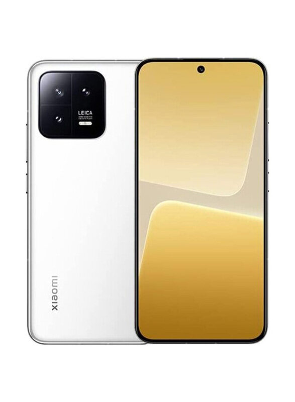 

Xiaomi 13 Pro 256GB White, 8GB RAM, HDR+ Display, Snapdragon 8 Gen 2, Leica Professional Optional Lens, 67W Turbo Charging, 5G, Dual Sim Smartphone