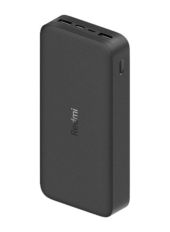 

Xiaomi 20000mAh Wired Fast Charging Power Bank, Black