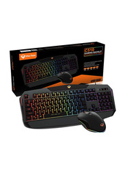 Meetion C510 Gaming Backlit Keyboard and Mouse Combo Set, Black