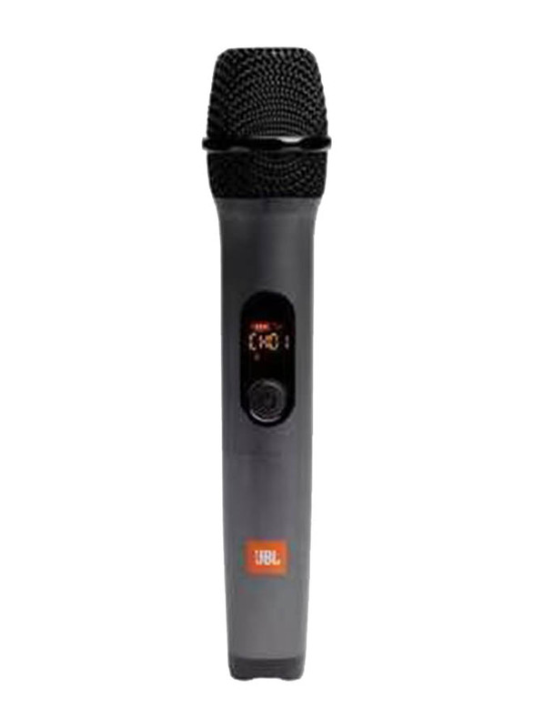 JBL Partybox On-The-Go Portable Party Speaker with Built-in Lights and Wireless Mic, Black
