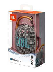 JBL Clip 4 Ultra-Portable Waterproof Speaker, Grey
