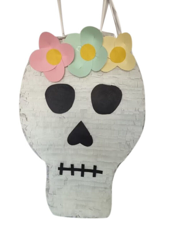 

Generic Halloween Skull Pinata, Black/White