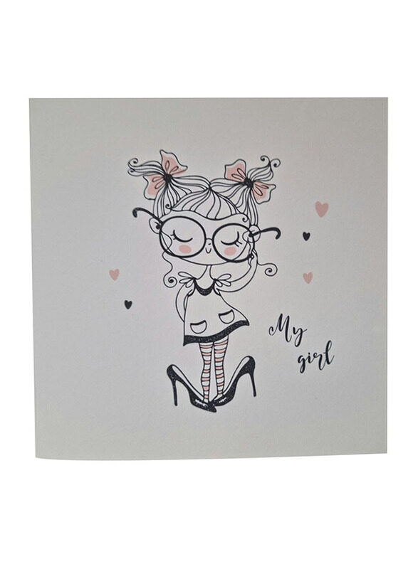 

Generic My Girl Greeting Card, Multicolour