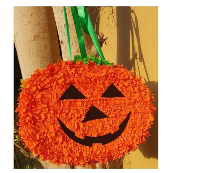 

Generic Halloween Pumpkin Pinata, Orange/Black