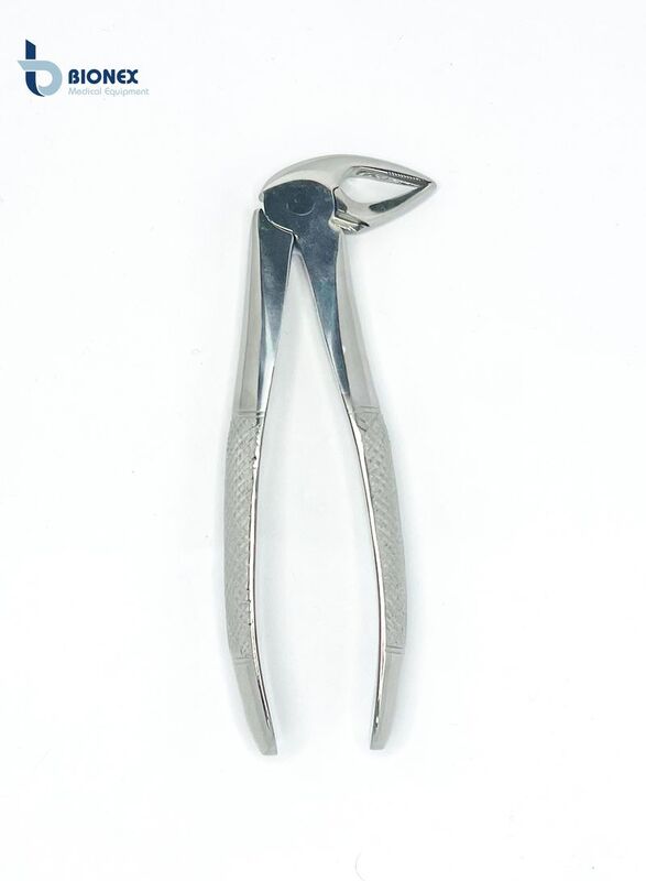 Bionex Medical Grade Cow horn Tooth Extraction Forceps, Silver