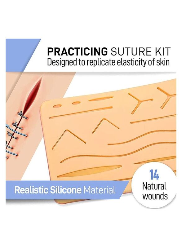 Bionex Suture Practice Kit for Medical Students, Multicolour