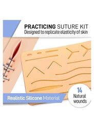 Bionex Suture Practice Kit for Medical Students, Multicolour