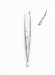 Crown Angulated Dissecting Forceps, Silver