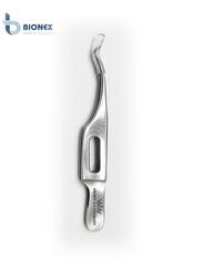 Bionex Colibri Forceps Teeth Eye Surgical Instruments, Silver