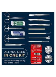 Bionex Advanced Biology Lab Anatomy Medical Dissection Kit Set with Scalpel Knife Handle Blades, Multicolour