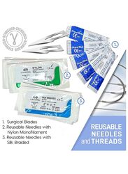 Bionex Suture Practice Kit for Medical Students, Multicolour