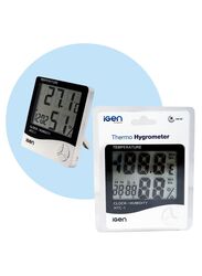 Igen Hygrometer Indoor & Outdoor Temperature, White