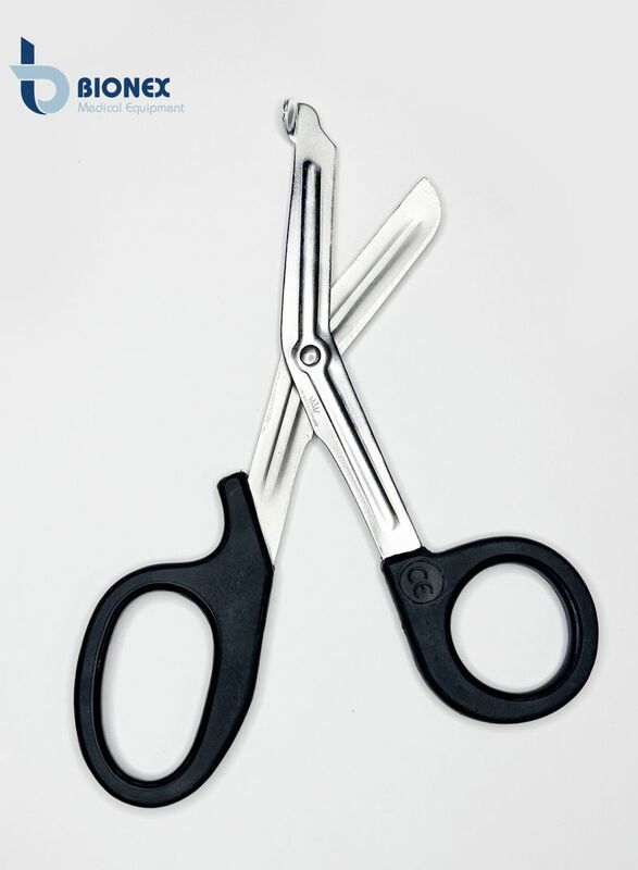 Bionex Bandage Scissors, Silver/Black