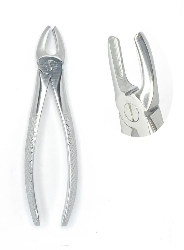 Crown Premolar Dental Extraction Forceps, Silver