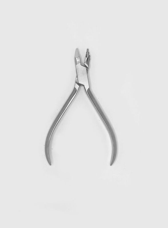Bionex Loop Forming Tweed Plier Wire Bending Orthodontics Braces Placement Instrument, Silver