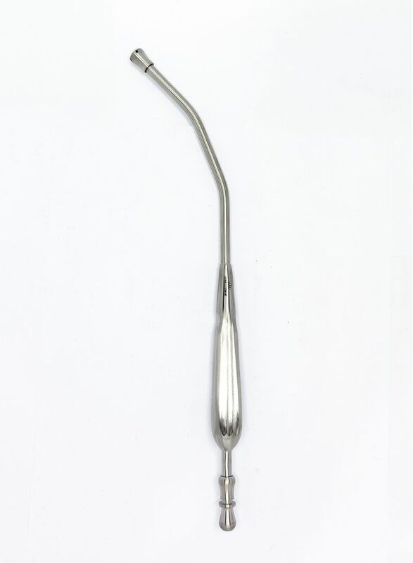 Crown Suction Cannula Tube, Silver
