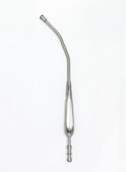 Crown Suction Cannula Tube, Silver