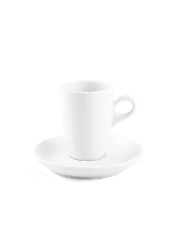 

Porceletta Ivory Porcelain Stylish Coffee & Tea Cup & Saucer 100 ml