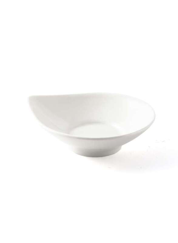 Porceletta Ivory Porcelain Sauce Dish 10 cm