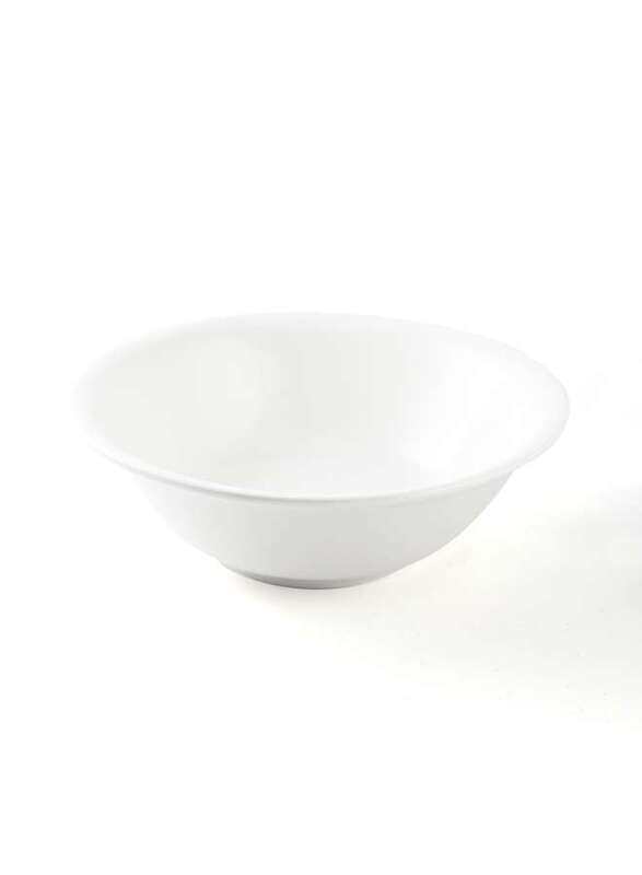 

Porceletta Ivory Porcelain Rimmed Salad Bowl 22.5 cm