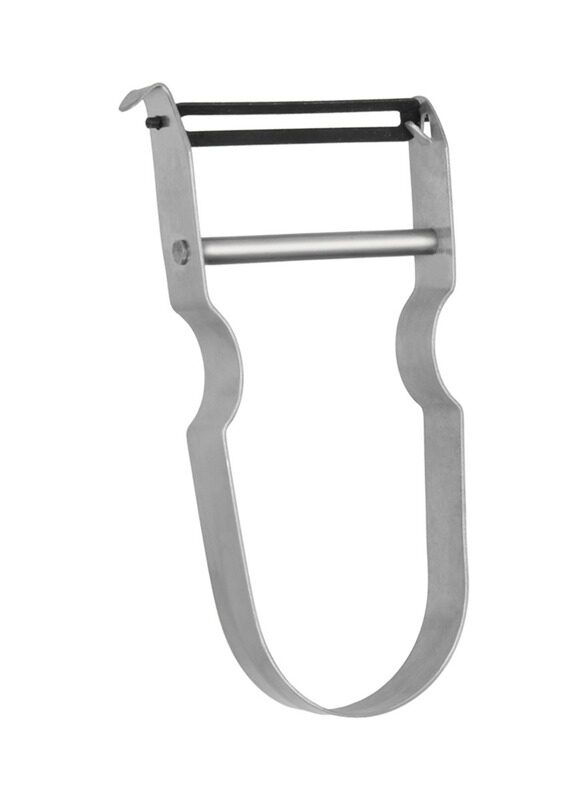 

Metaltex Steel Zack Peeler-Silver