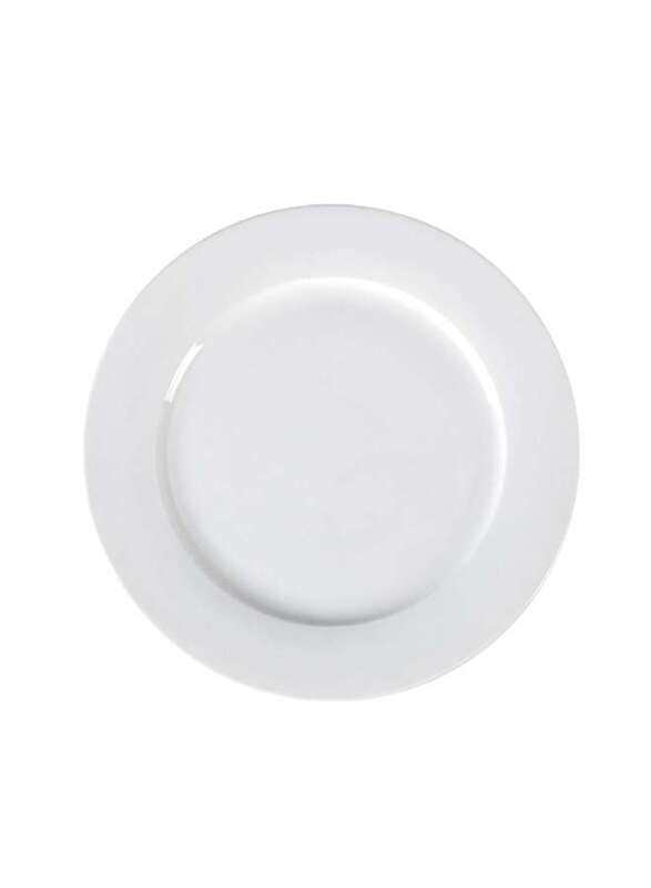 

Porceletta Ivory Porcelain Flat Plate 21 cm / 8