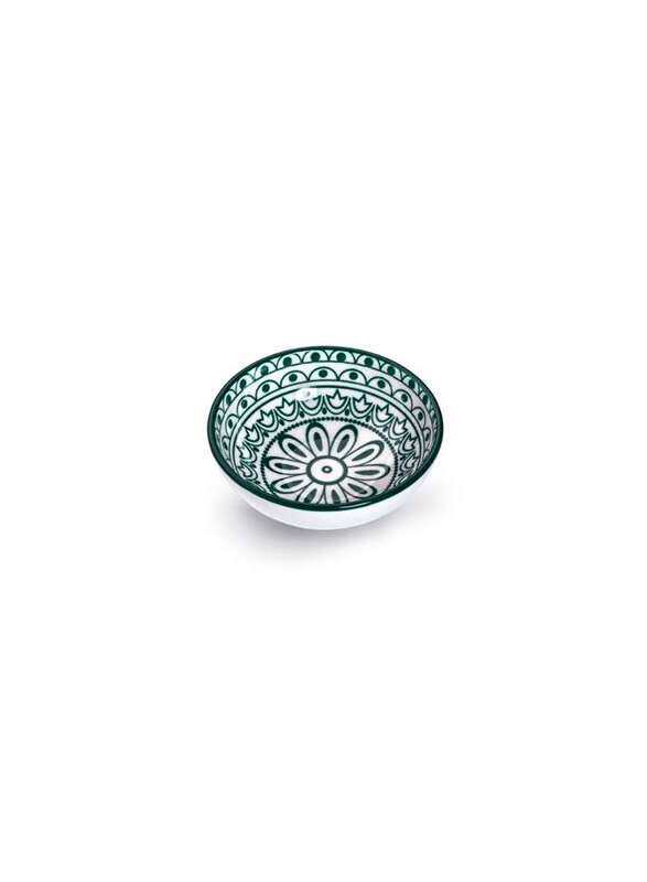 

Che Brucia Arabesque Green Porcelain Round Dish 9 cm / 3.5