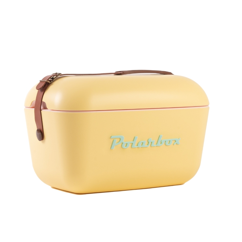 Polarbox 12 Liters Classic Cooler Box Yellow - Cyan