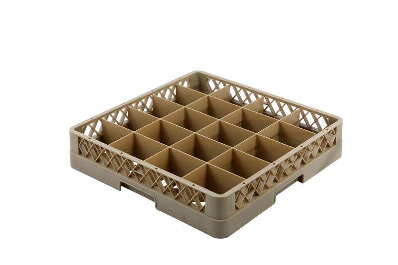 

Jiwins Plastic 20-compartment Glass Rack Beige