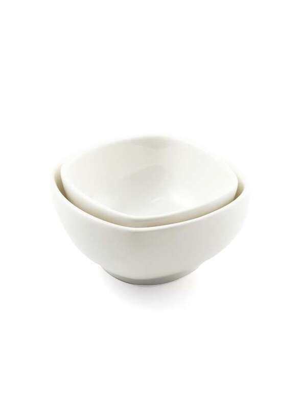 

Porceletta Ivory Porcelain Square Soup Bowl 9 cm / 3.5