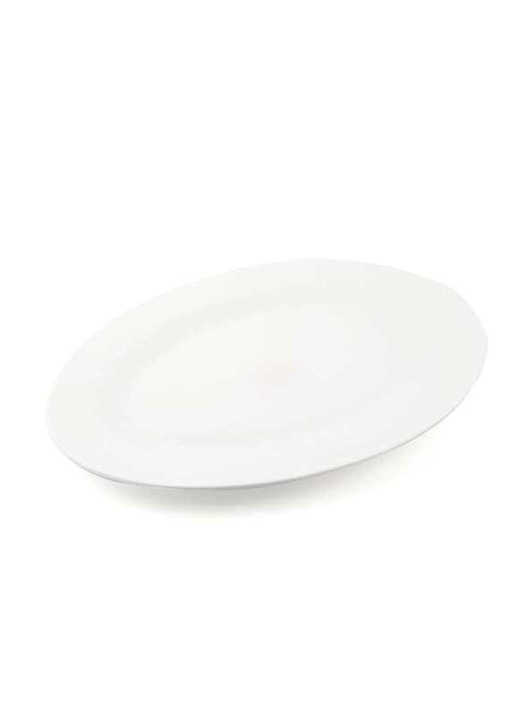 

Porceletta Ivory Porcelain Oval Serving Plate 40 cm / 16