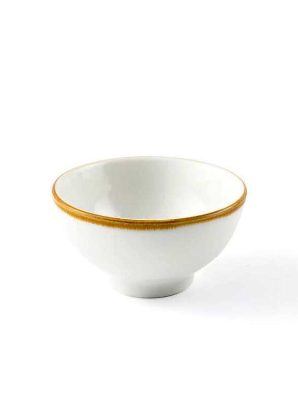 

Porceletta Ivory Mocha Porcelain Small Footed Bowl 8 cm