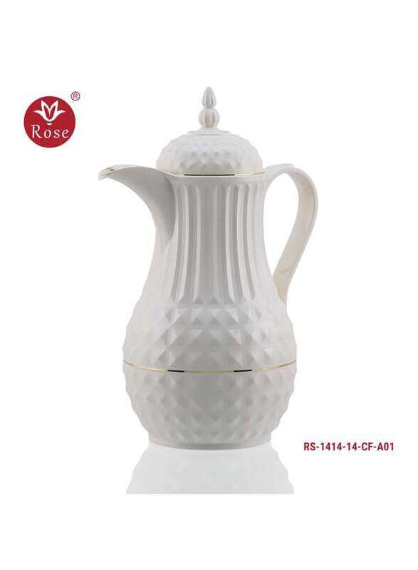 

Rose White Coffee Vacuum Flask 1.4 Liter RS-1414