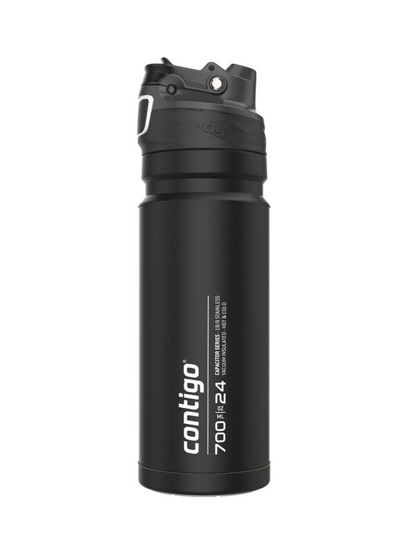 

Contigo Black Premium Outdoor Free Flow Stainless Steel Bottle 700 ml