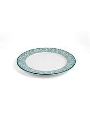 Che Brucia Arabesque Green Porcelain Flat Plate 22.5 cm / 9 "