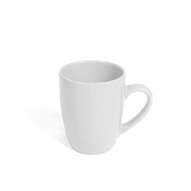 Decopor Stoneware White Color Mug 360 ml