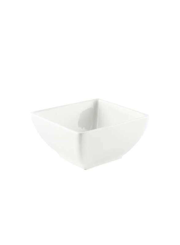 

Porceletta Ivory Porcelain Square Soup Bowl 9 cm