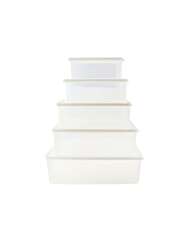 White Plastic Food Storage Box 4.6 Liter