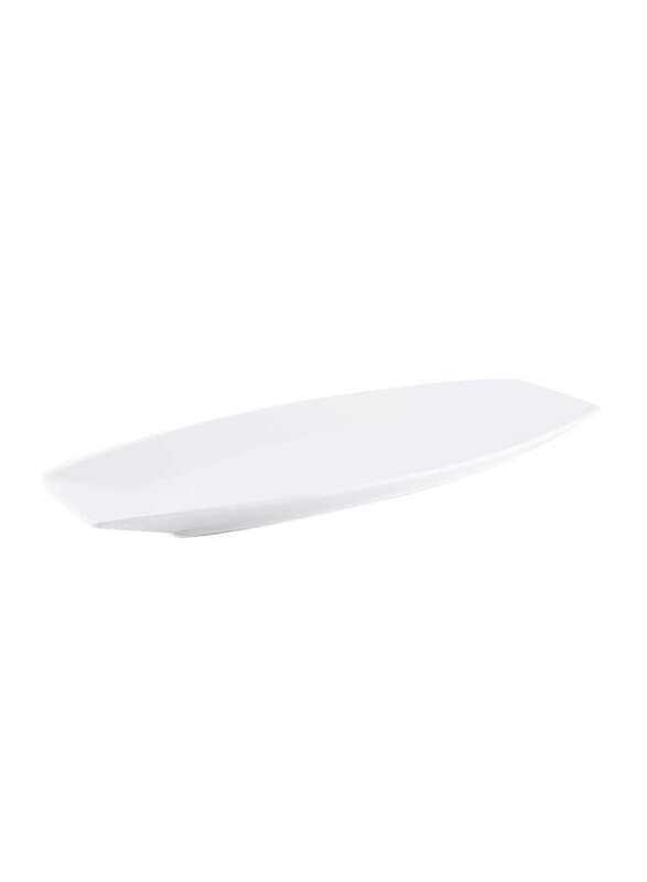 

Porceletta Ivory Porcelain Boat Rectangular Plate 45 cm / 18