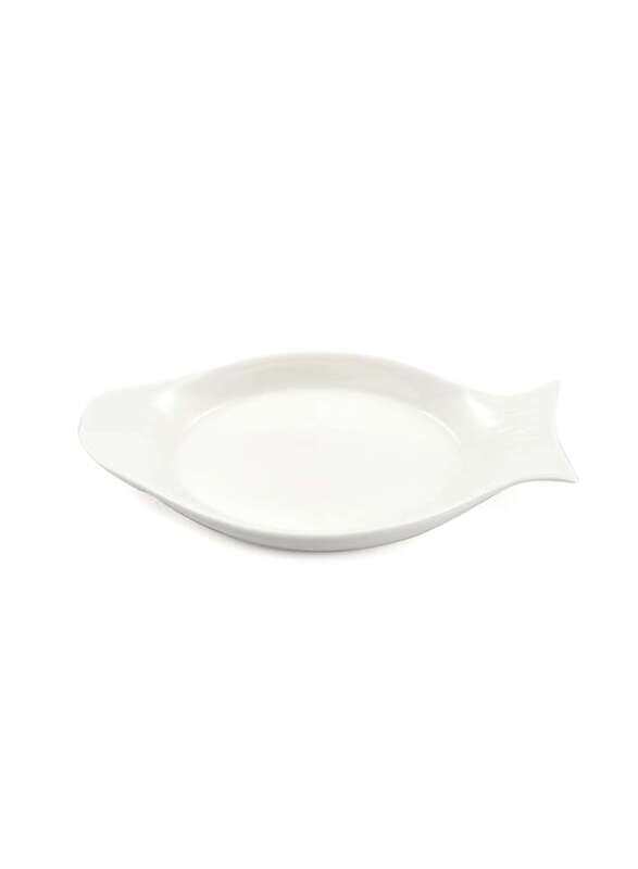 

Porceletta Ivory Porcelain Fish Plate 8
