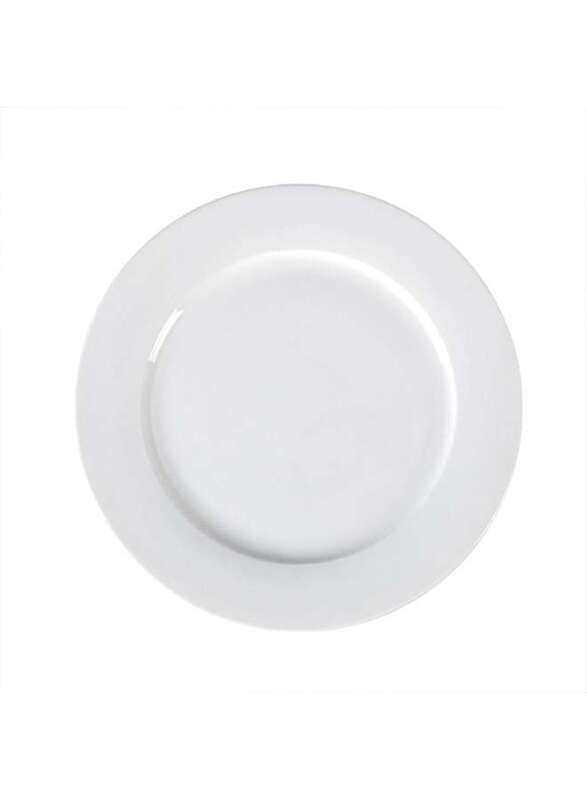 

Porceletta Ivory Porcelain Flat Plate 30.5 cm / 12