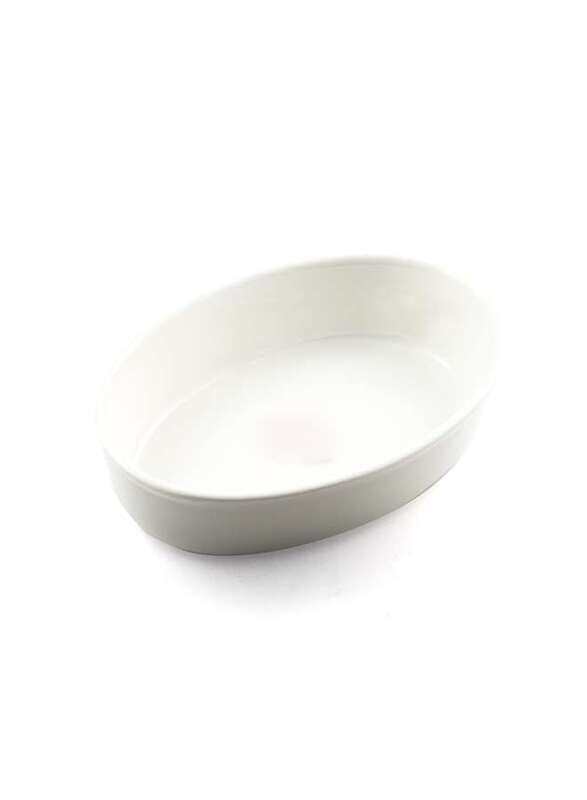 

Porceletta Ivory Porcelain Oval Deep Plate 25 cm / 10