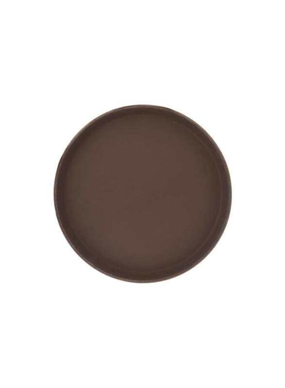 

Vague Non Slip Plastic Slip Tray Brown Round 45 cm