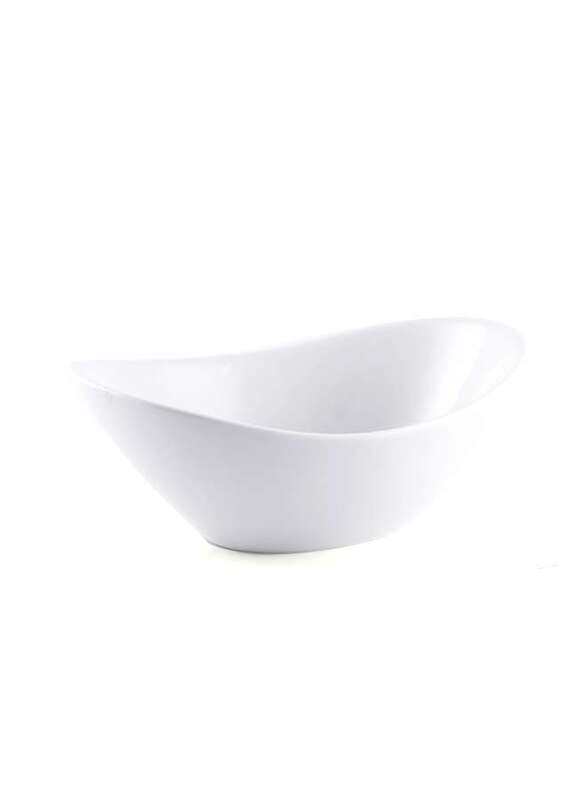 

Porceletta Ivory Porcelain Oval Bowl 25 cm