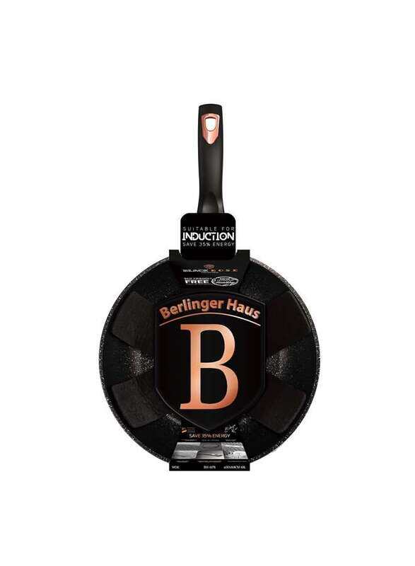 

Berlingerhaus Berlinger Haus Wok 30 cm with Protector Black Rose Collection
