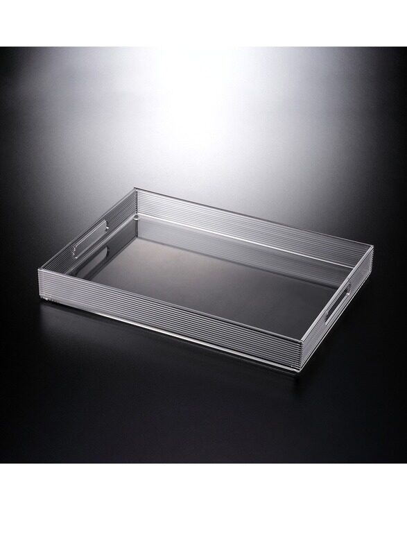 

Vague Acrylic Serving Tray 38 cm x 25.5 cm Clear