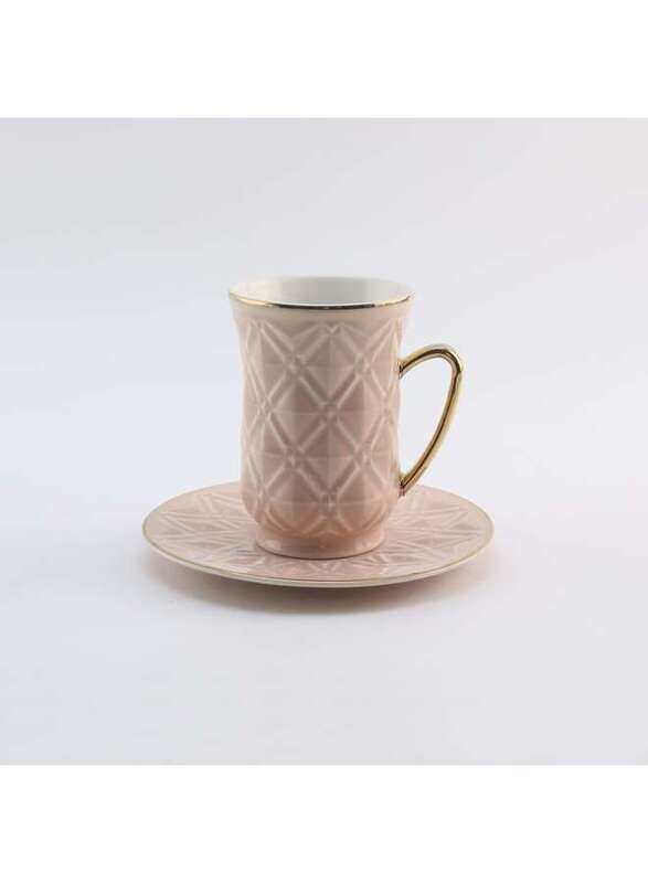 

Rose Porcelain Tea Cup and Saucer 12 Pieces Set 200 ml RS-1717