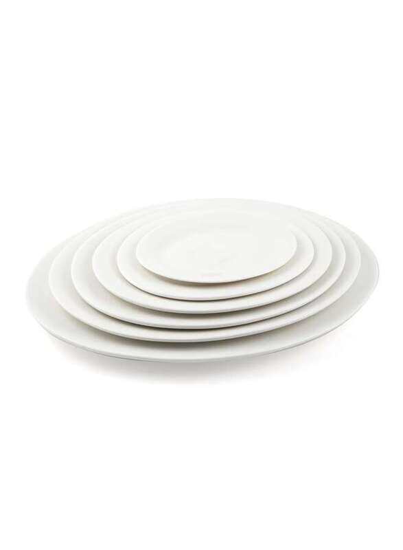 

Porceletta Ivory Porcelain Oval Serving Plate 25 cm / 10