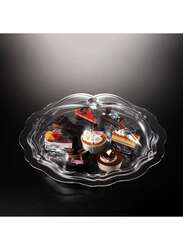 Vague Acrylic Cake & Dessert Server 40 cm